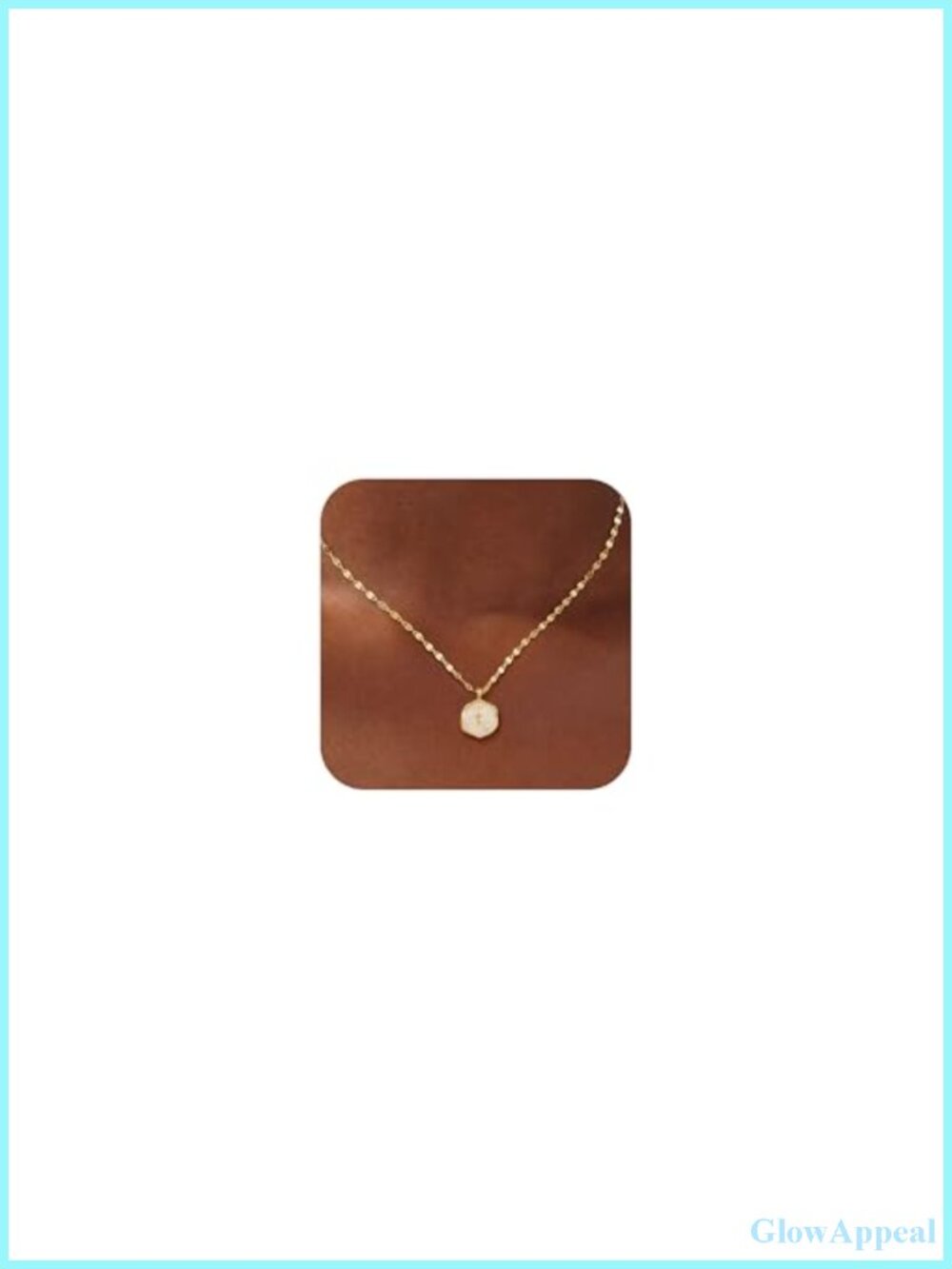 Dainty 14K Gold Plated Cross Necklace for Women